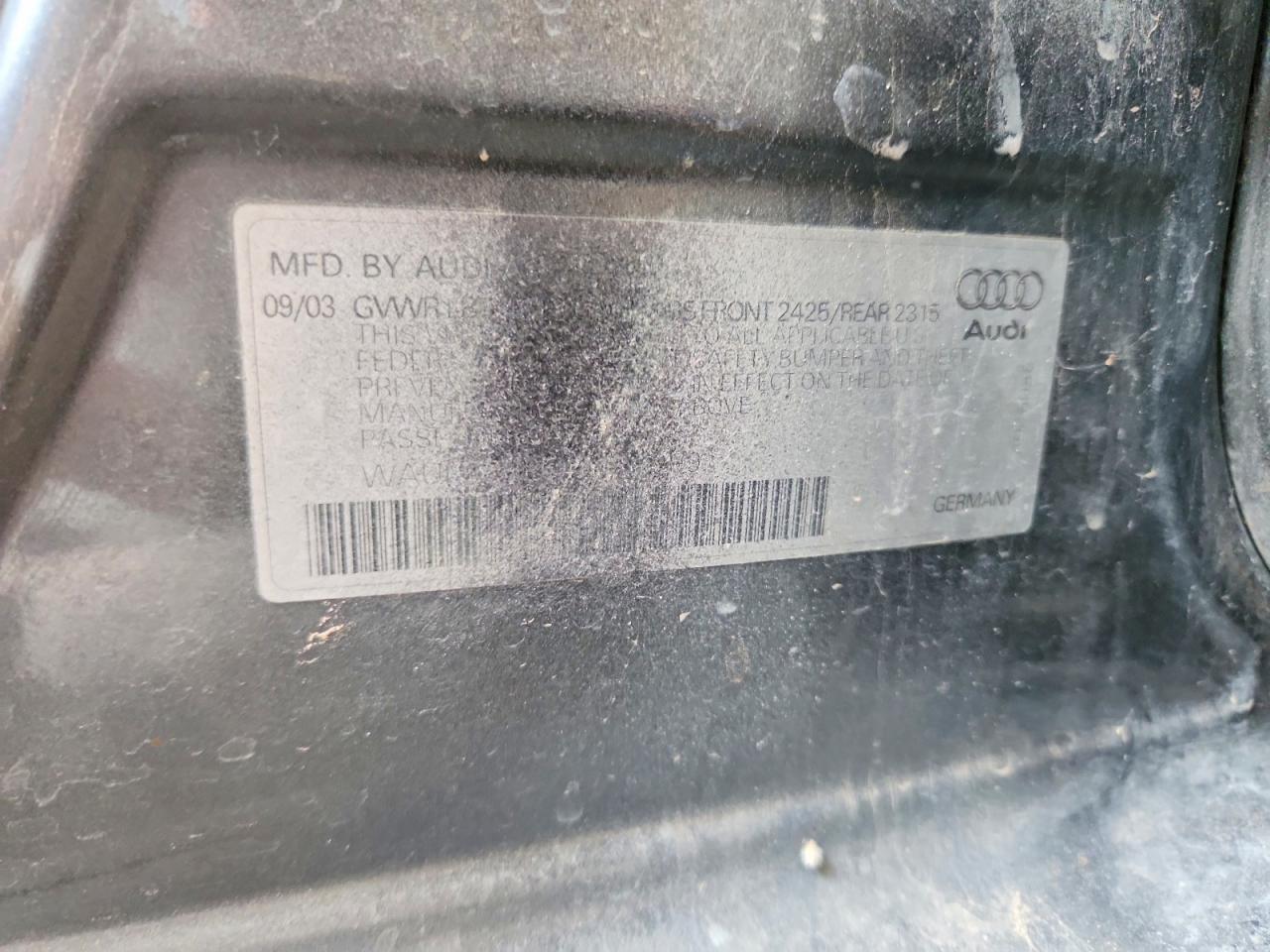 2004 AUDI A4