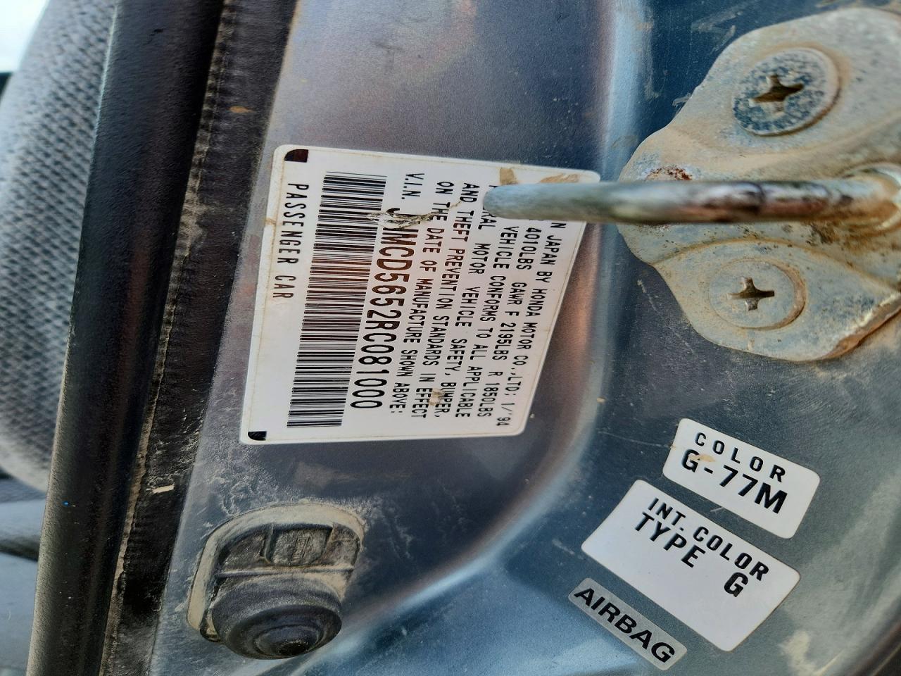 1994 HONDA ACCORD