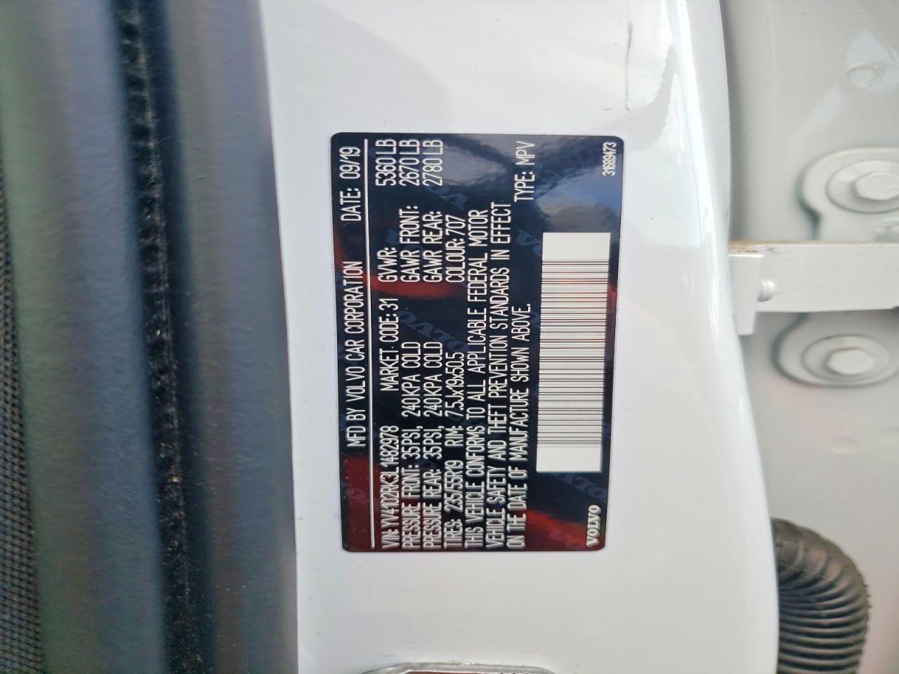 2020 VOLVO XC60