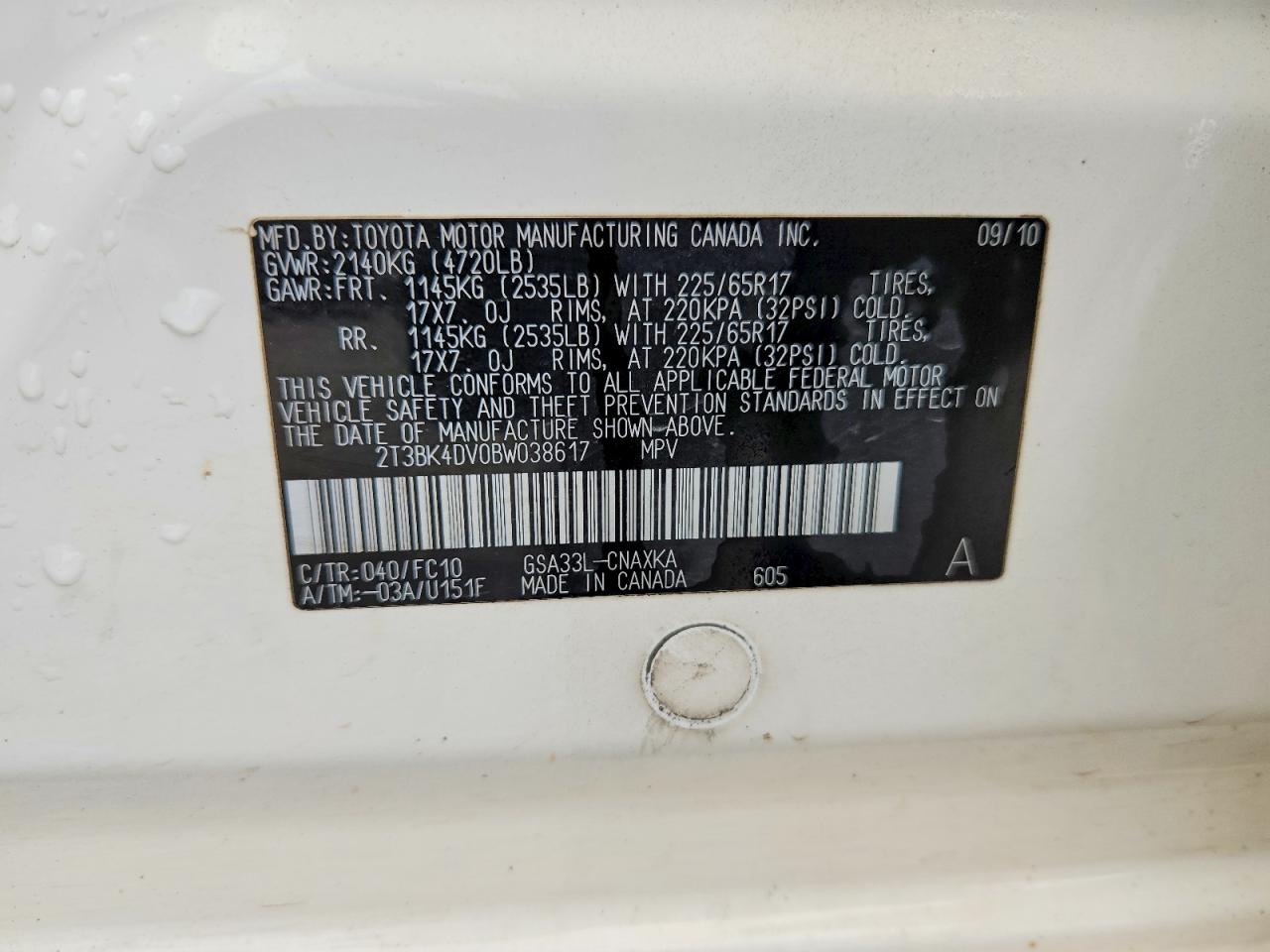 2011 TOYOTA RAV4