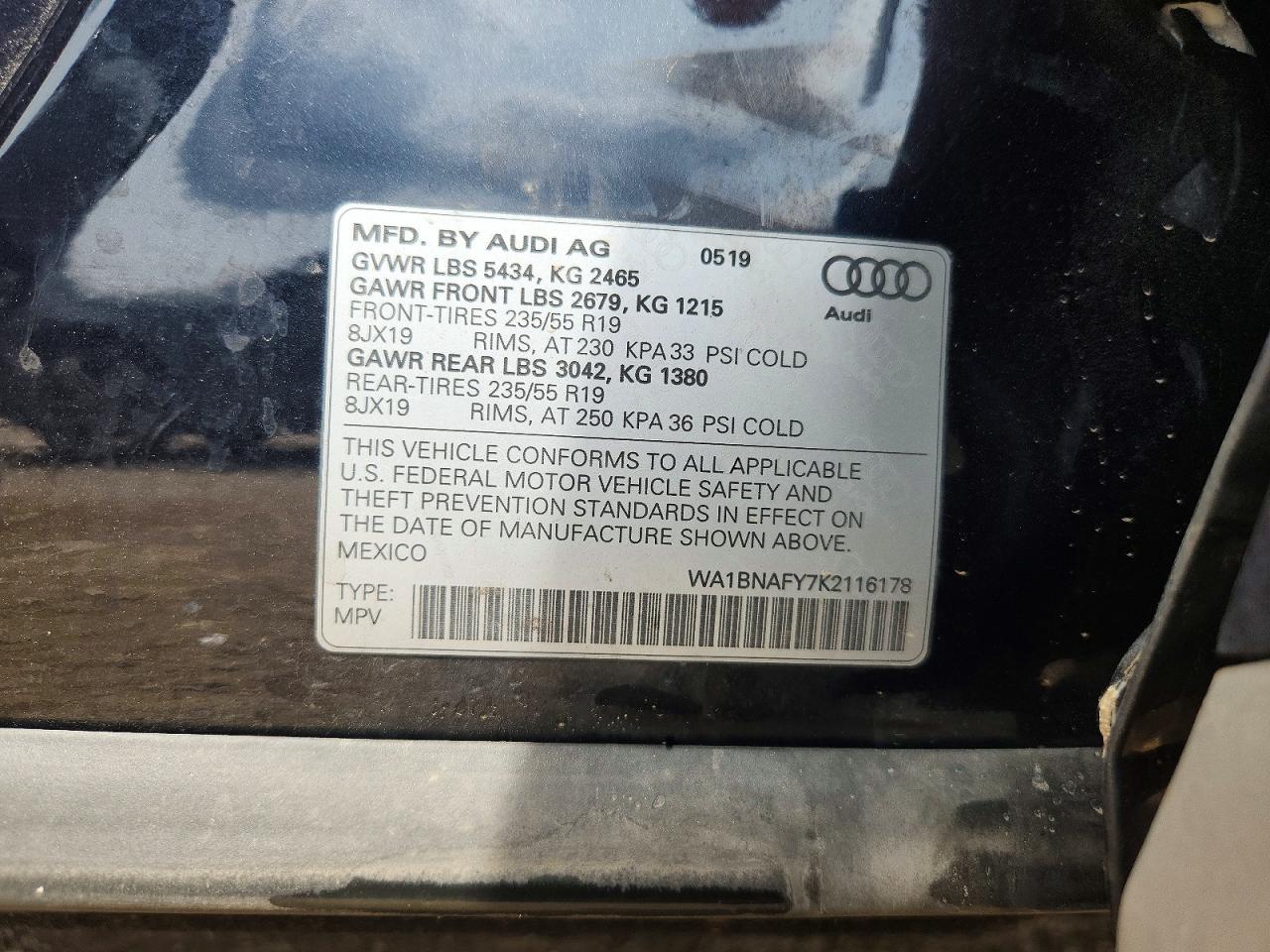 2019 AUDI Q5