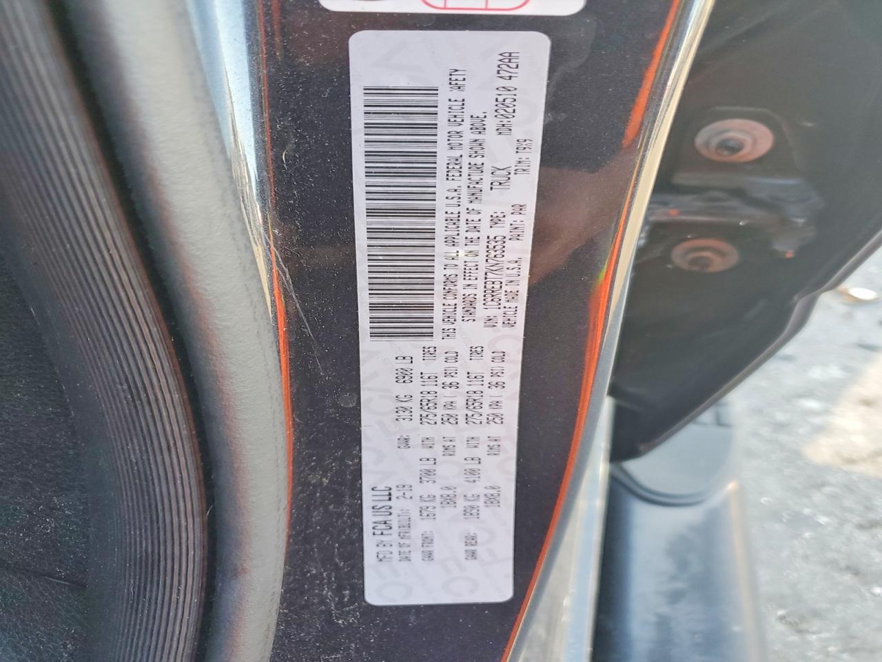 2019 RAM 1500