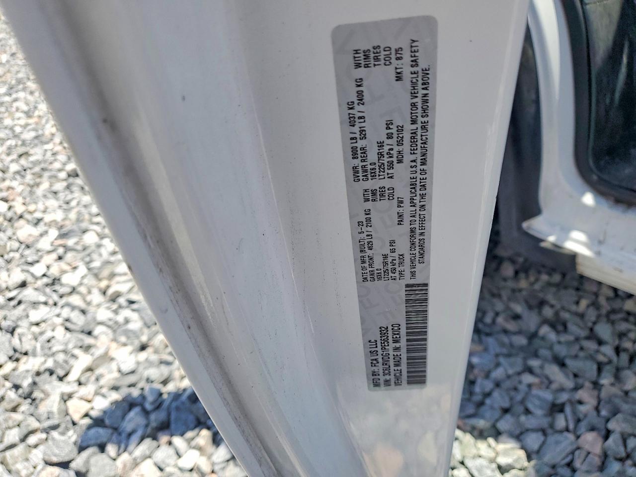 2023 RAM PROMASTER
