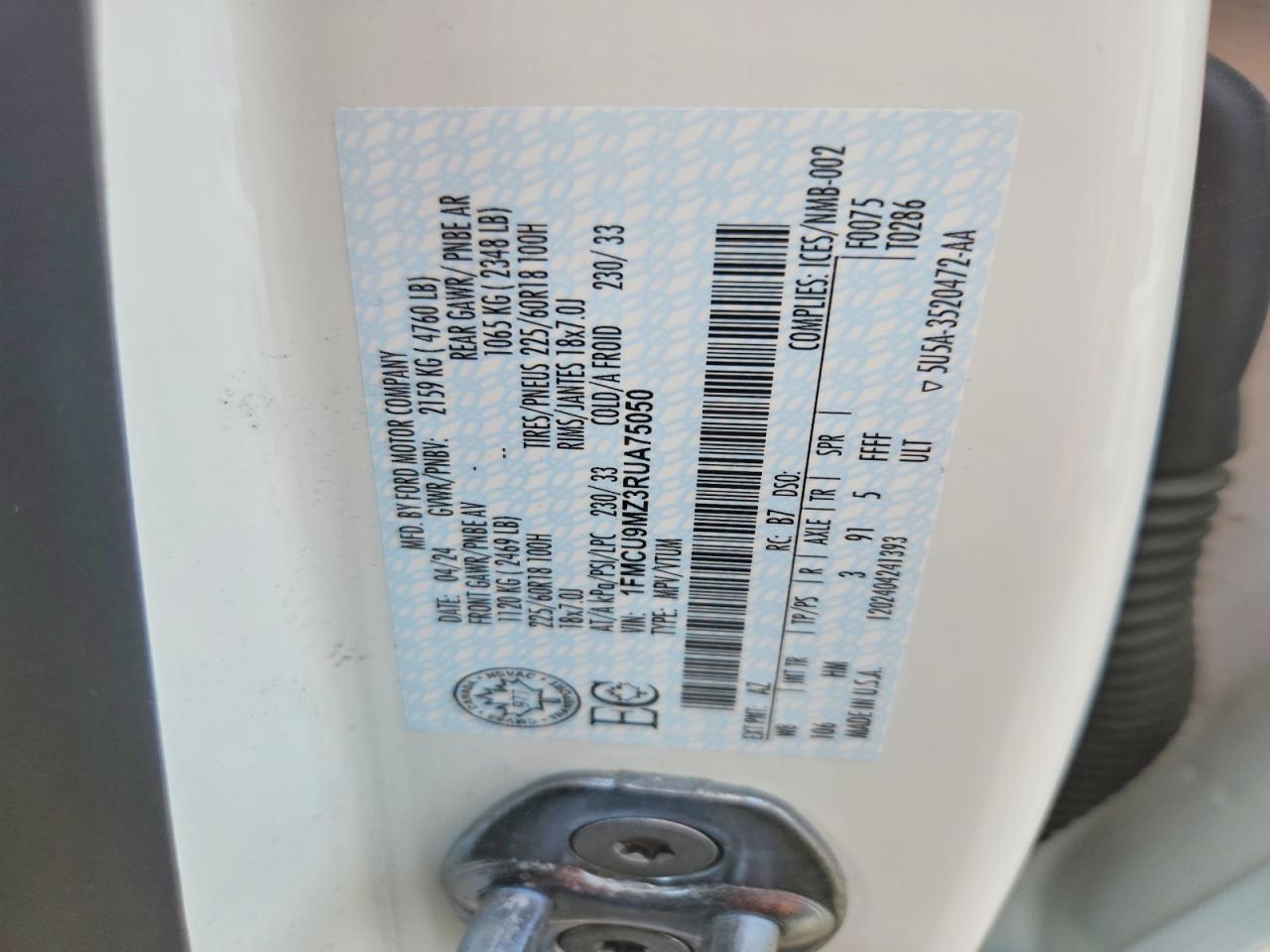 2024 FORD ESCAPE