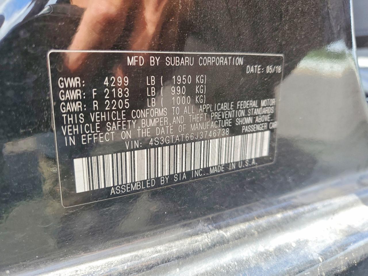 2018 SUBARU IMPREZA
