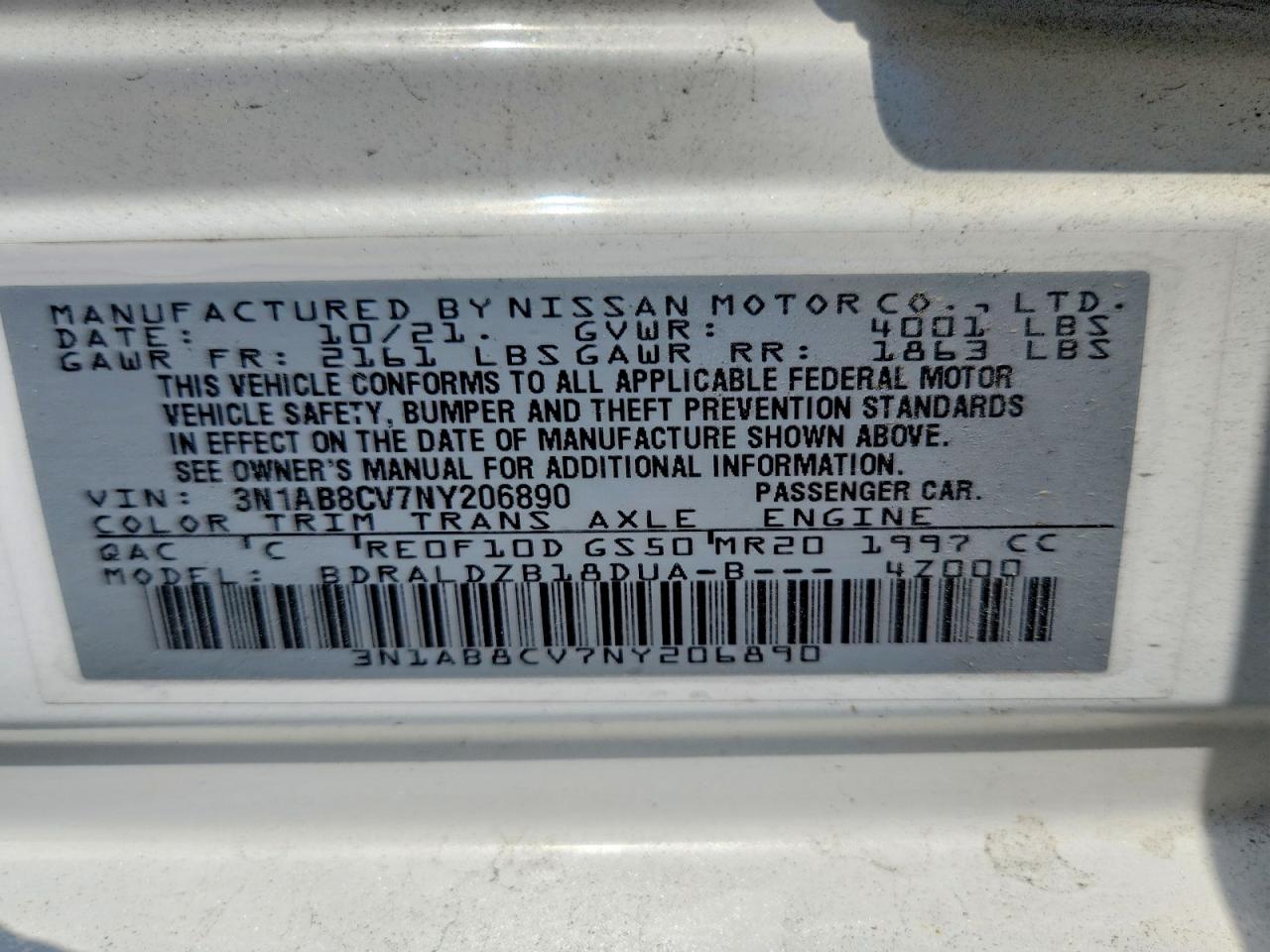 2022 NISSAN SENTRA