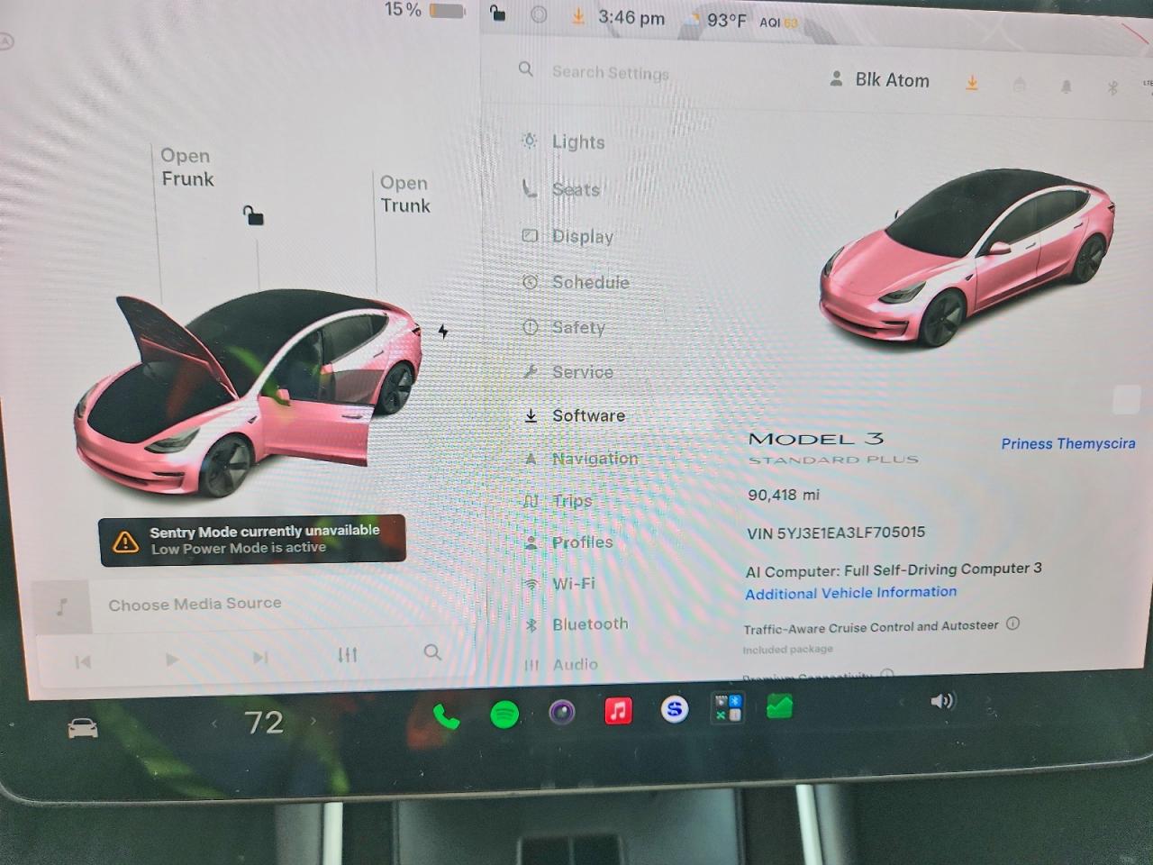 2020 TESLA MODEL 3