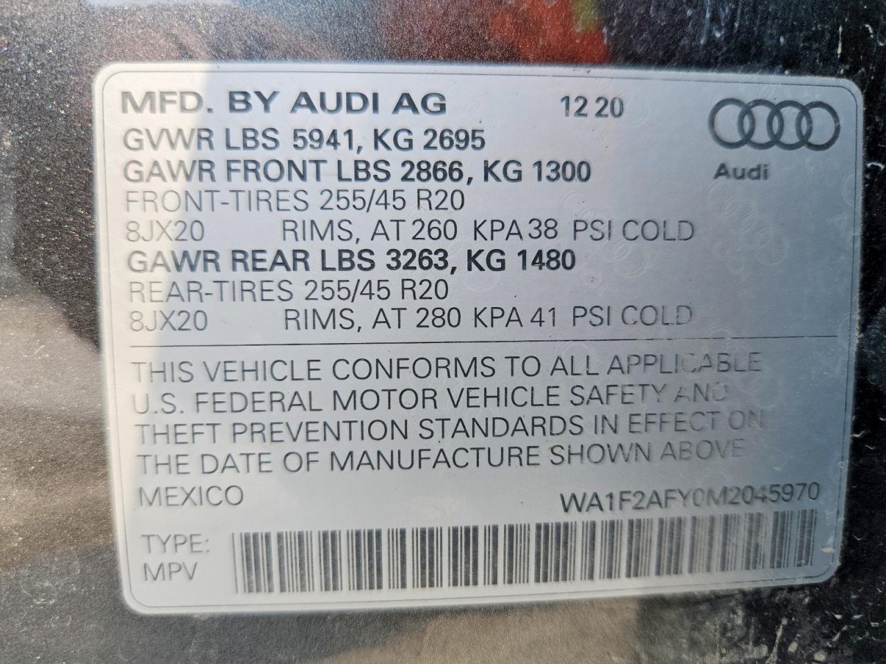 2021 AUDI Q5