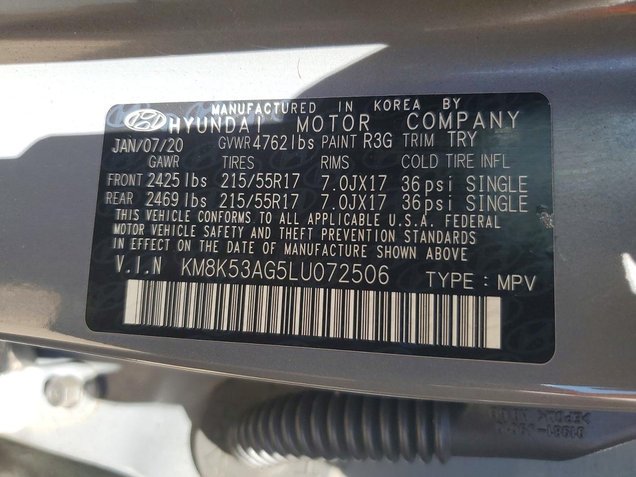 2020 HYUNDAI KONA