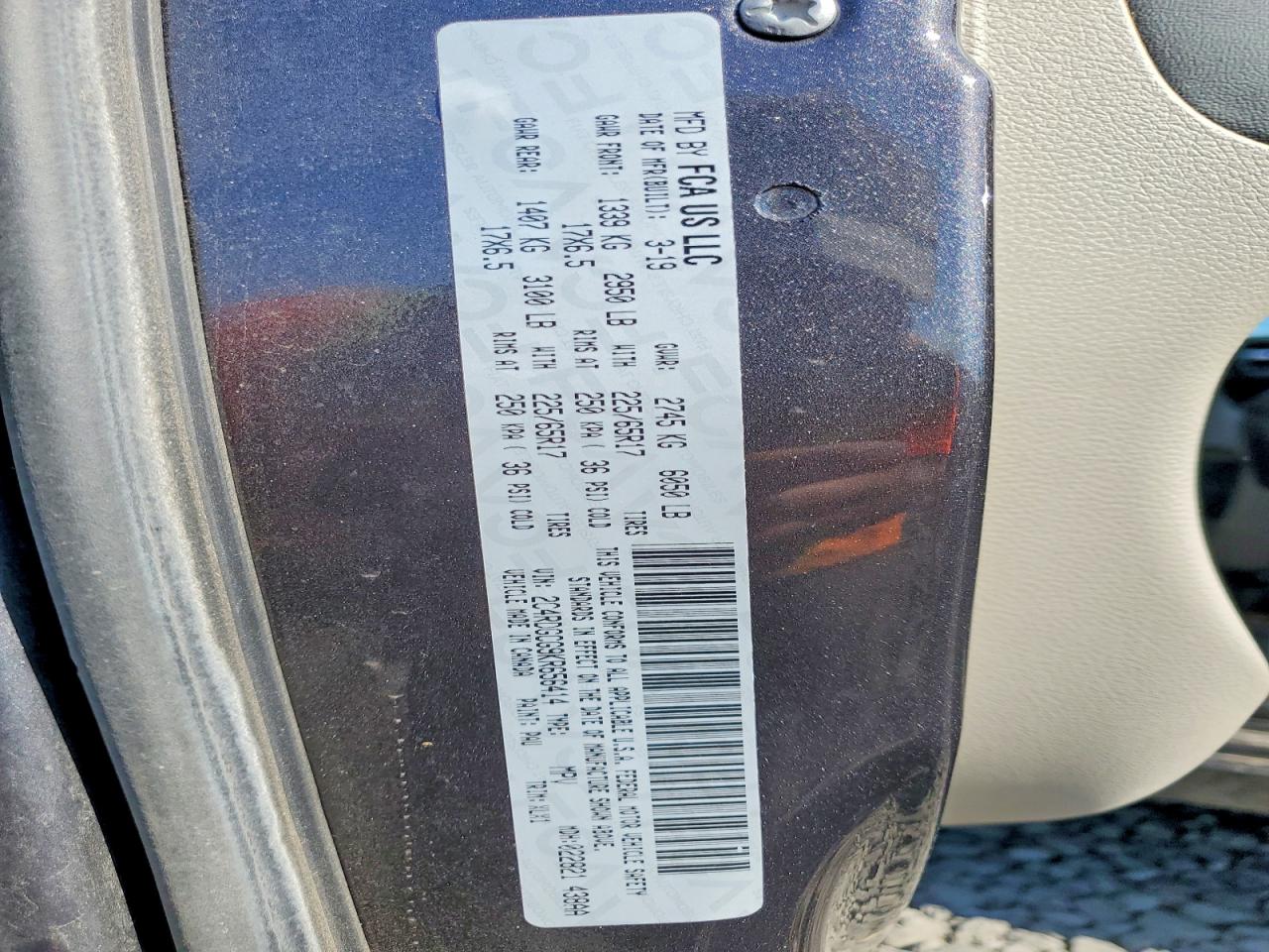2019 DODGE CARAVAN