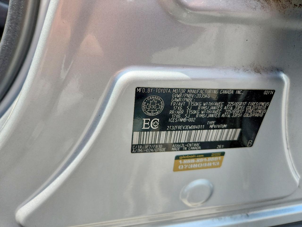 2014 TOYOTA RAV4