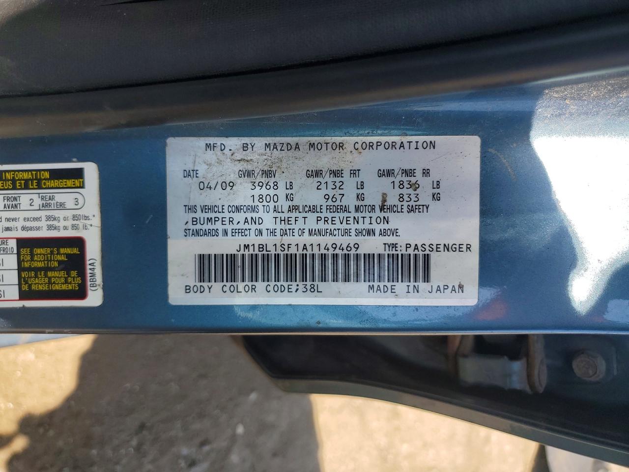 2010 MAZDA 3