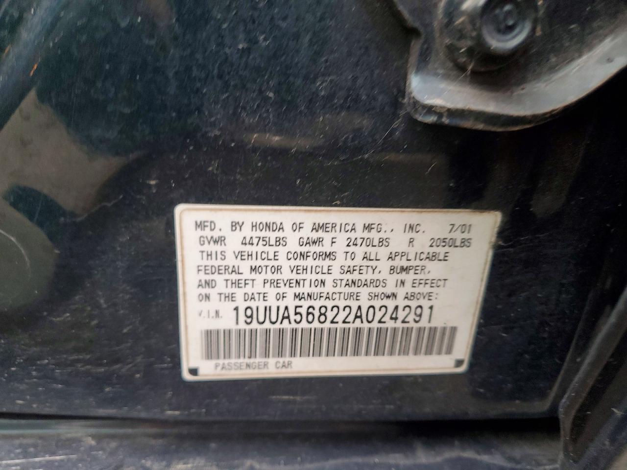 2002 ACURA TL