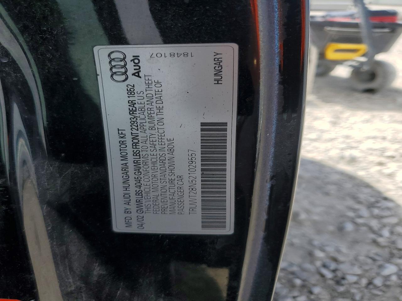 2002 AUDI TT