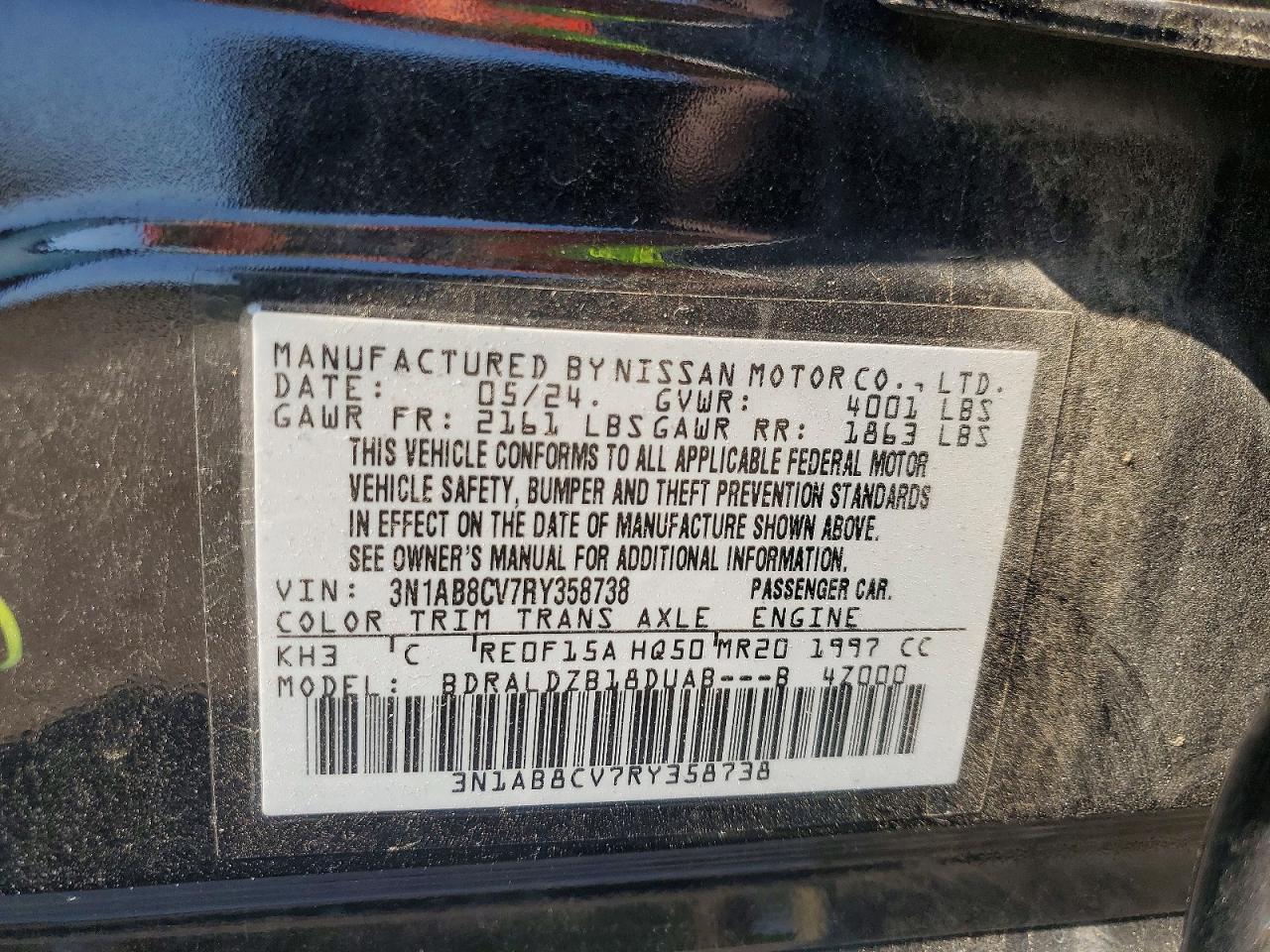 2024 NISSAN SENTRA