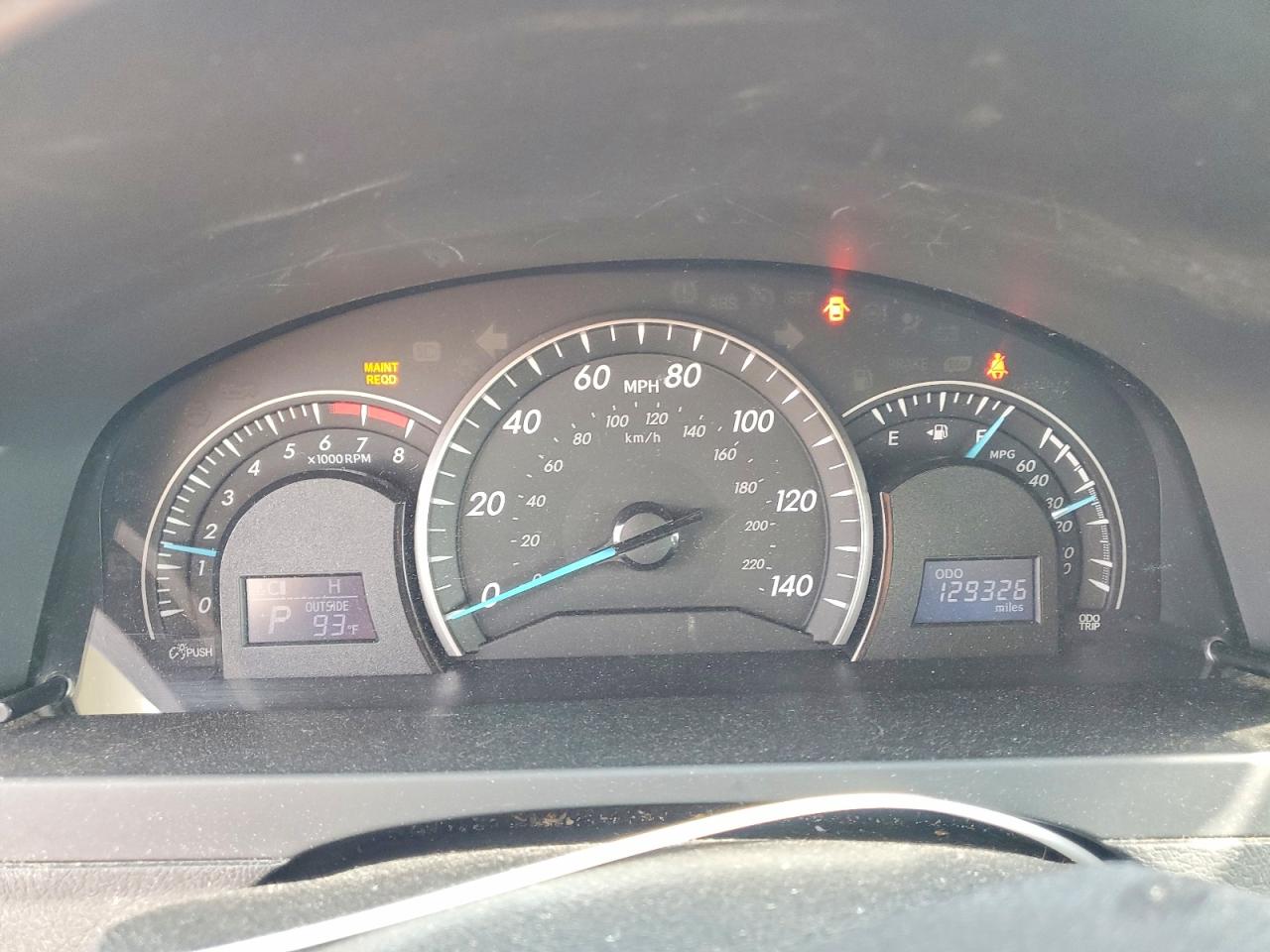 2012 TOYOTA CAMRY