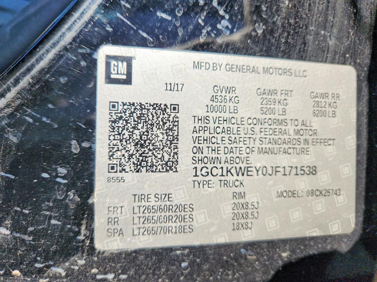 2018 CHEVROLET SILVERADO