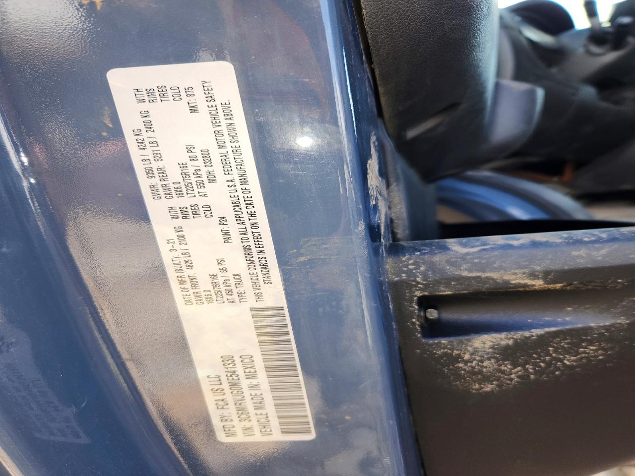 2021 RAM PROMASTER