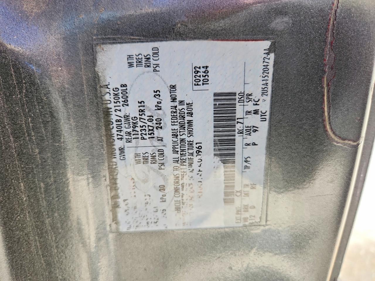 2004 FORD RANGER