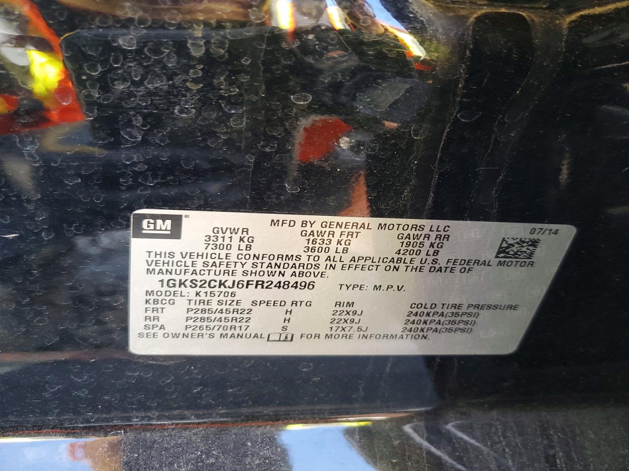 2015 GMC YUKON