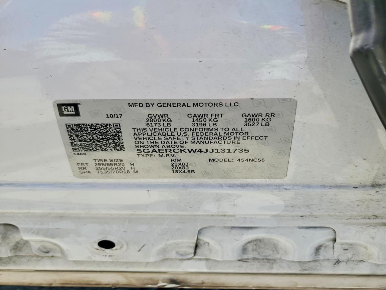 2018 BUICK ENCLAVE