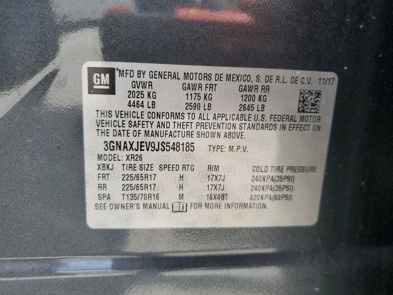 2018 CHEVROLET EQUINOX