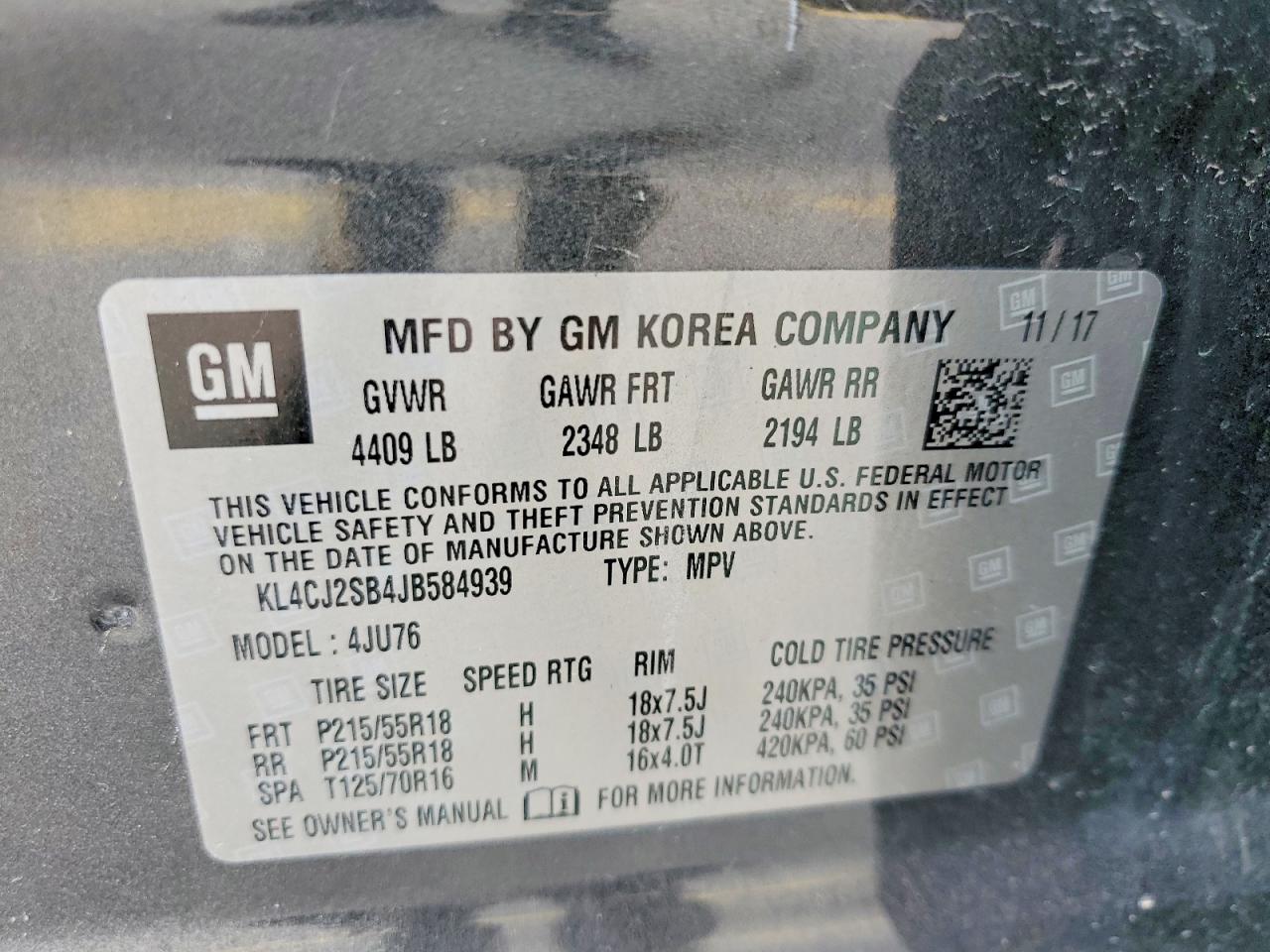 2018 BUICK ENCORE
