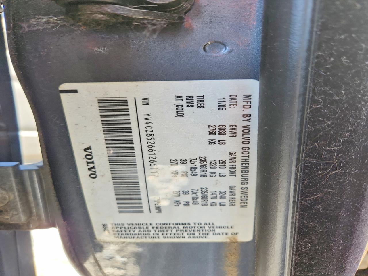2006 VOLVO XC90