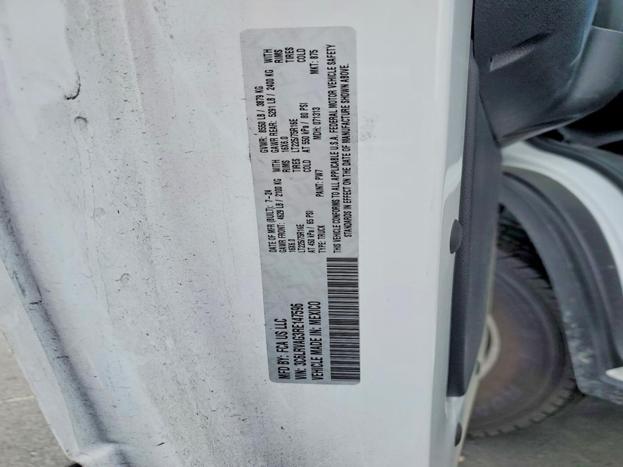 2024 RAM PROMASTER