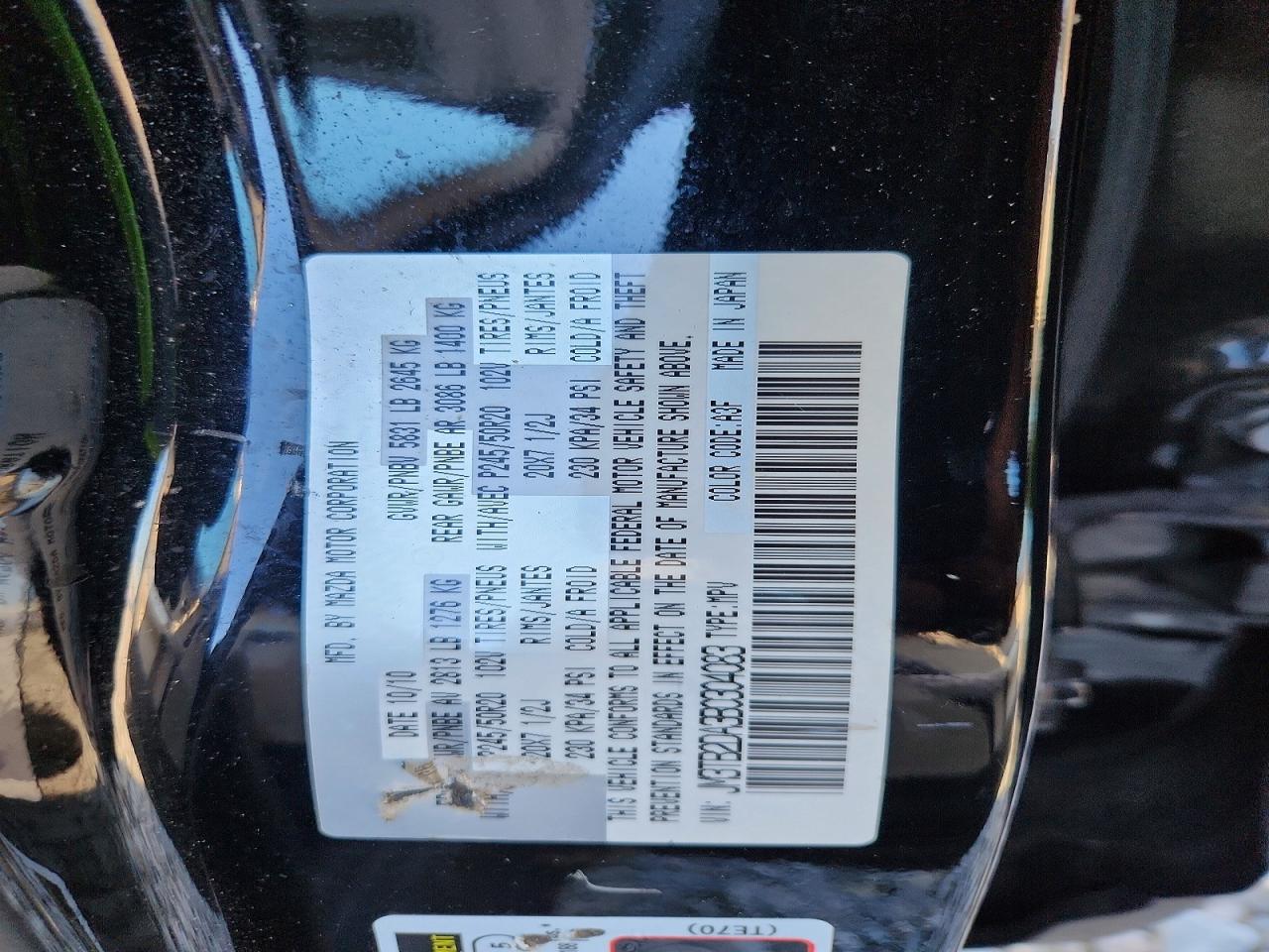 2011 MAZDA CX-9