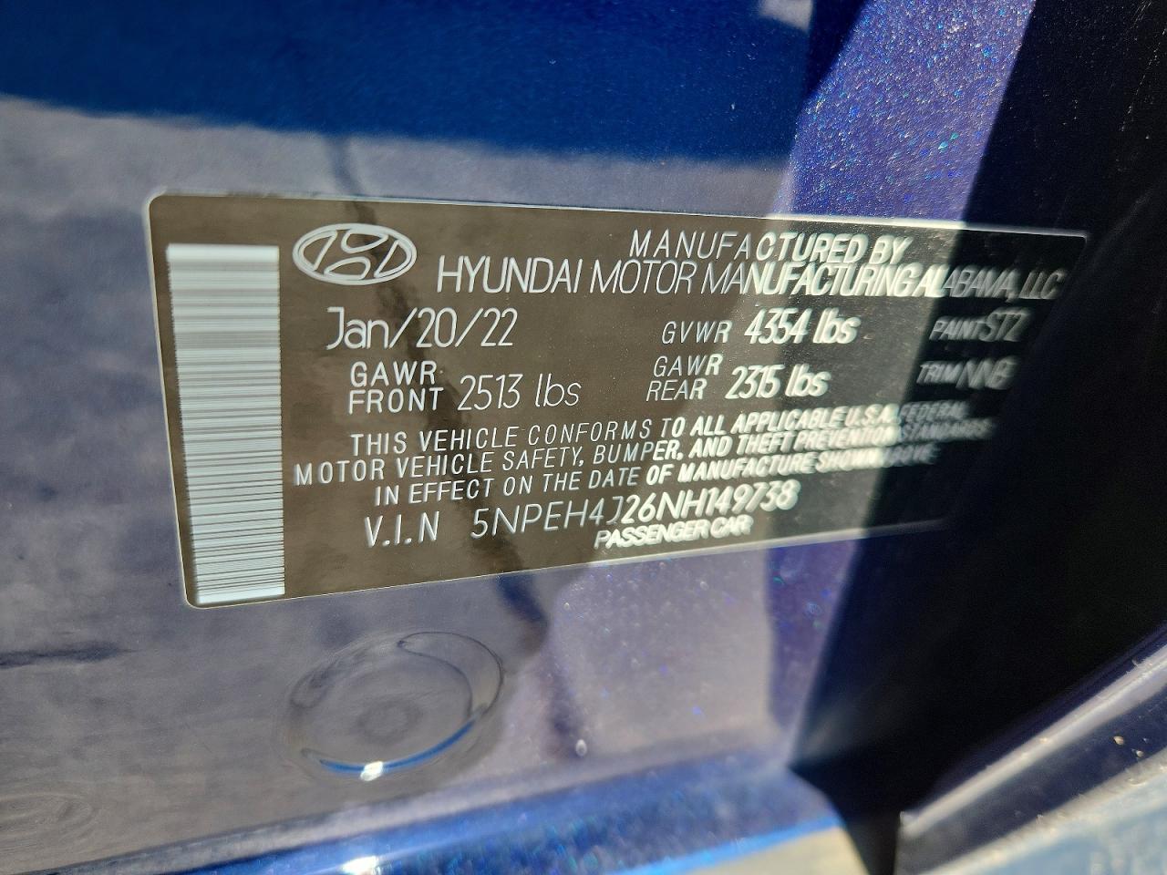 2022 HYUNDAI SONATA