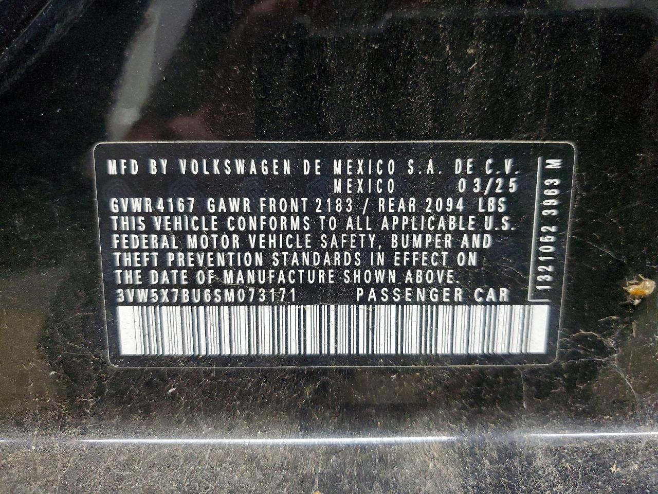 2025 VOLKSWAGEN JETTA