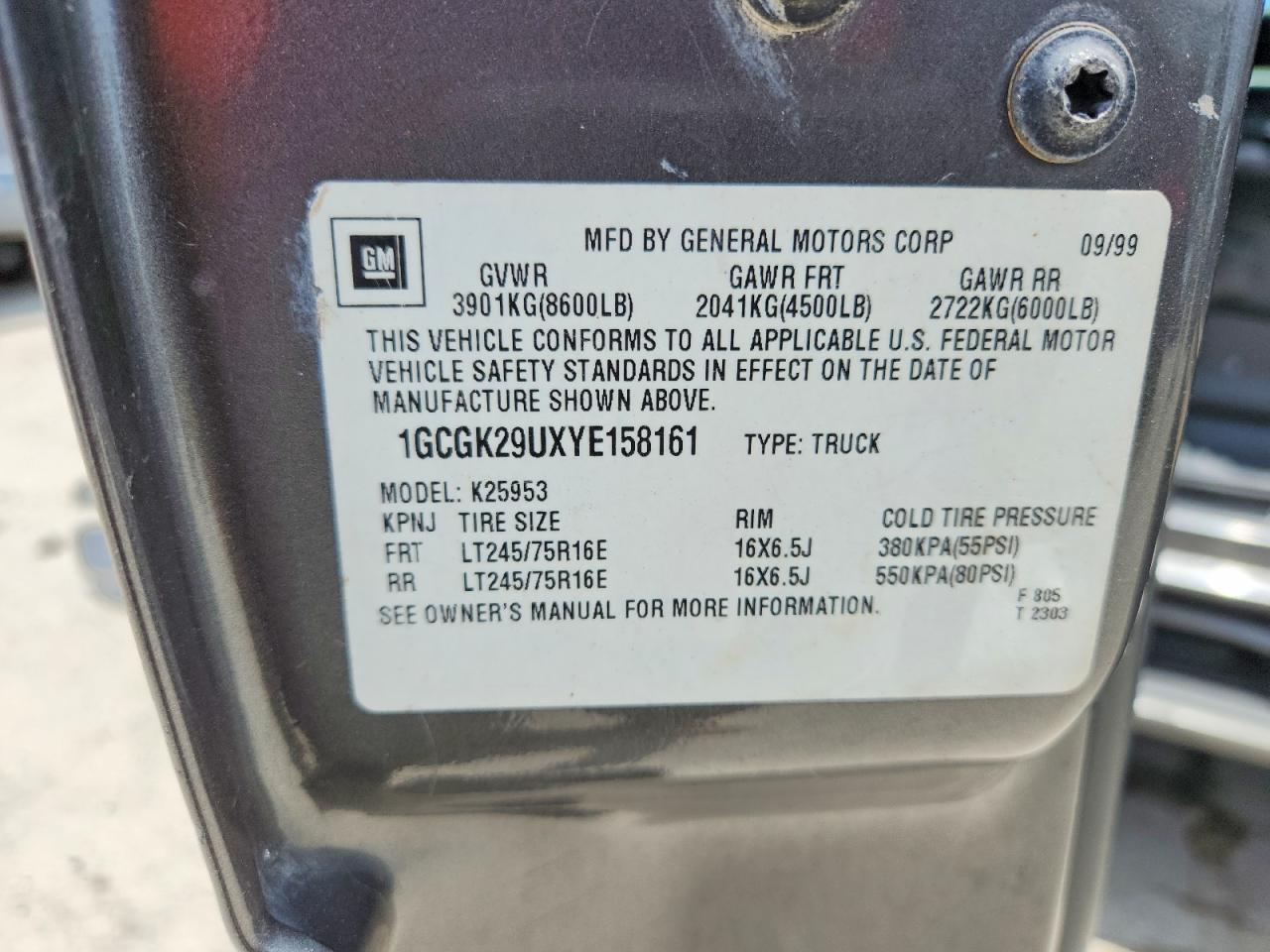 2000 CHEVROLET SILVERADO