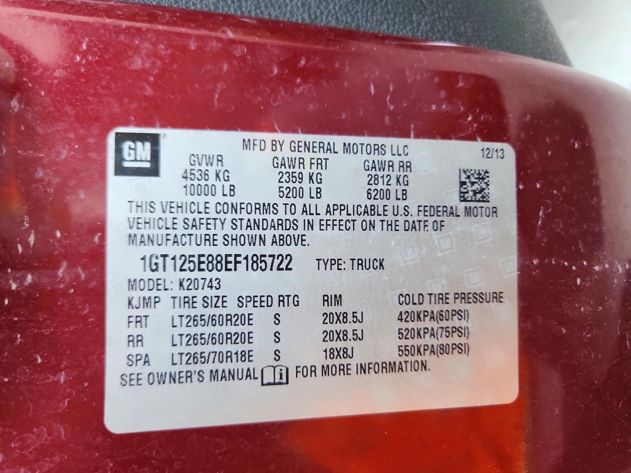 2014 GMC SIERRA
