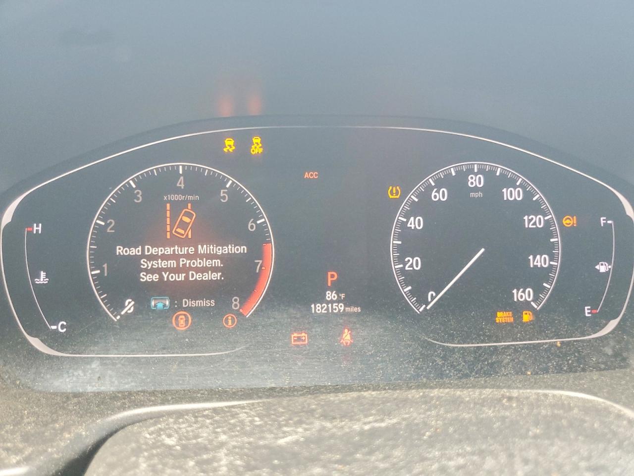 2019 HONDA ACCORD