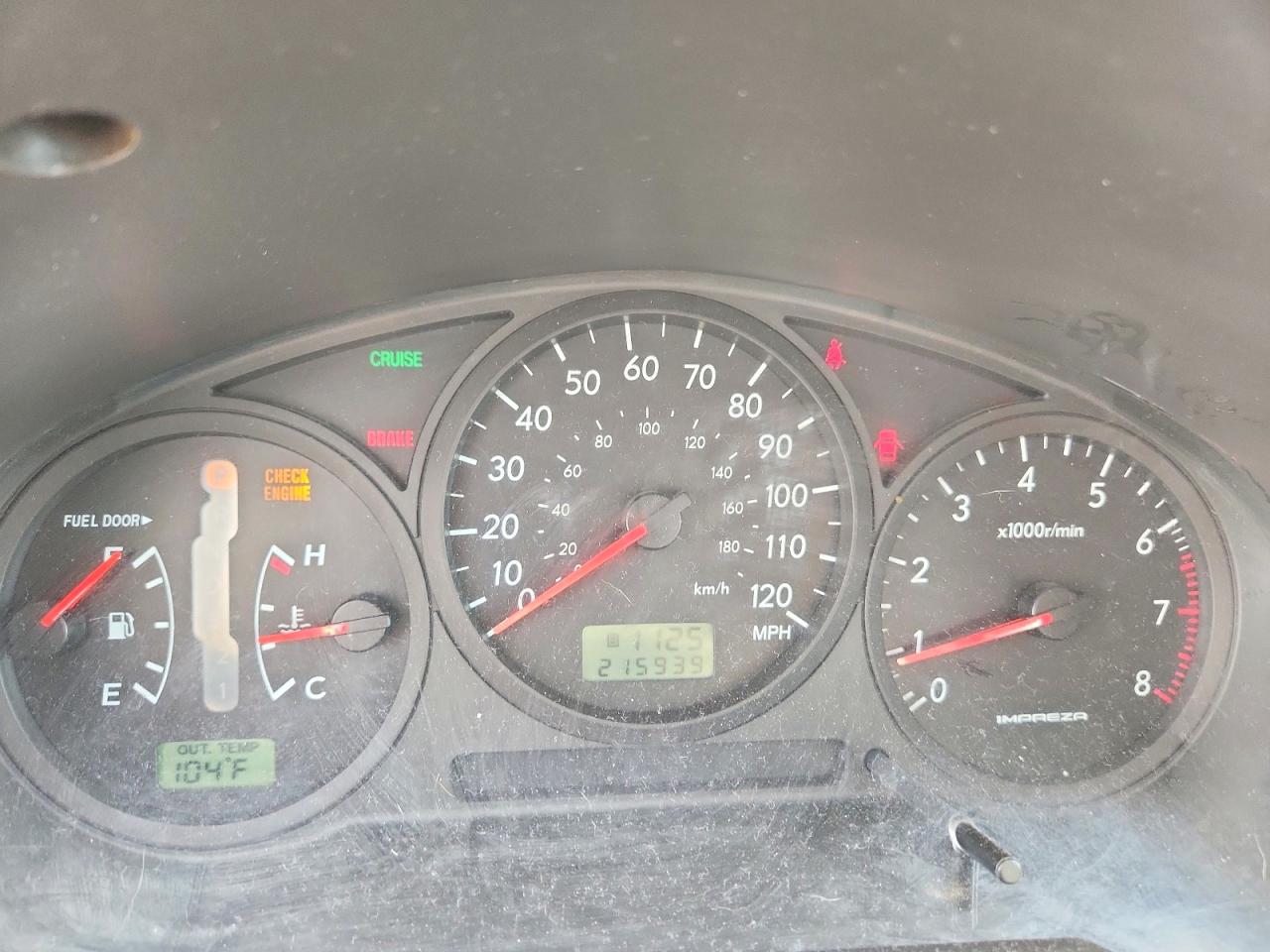 2007 SUBARU IMPREZA