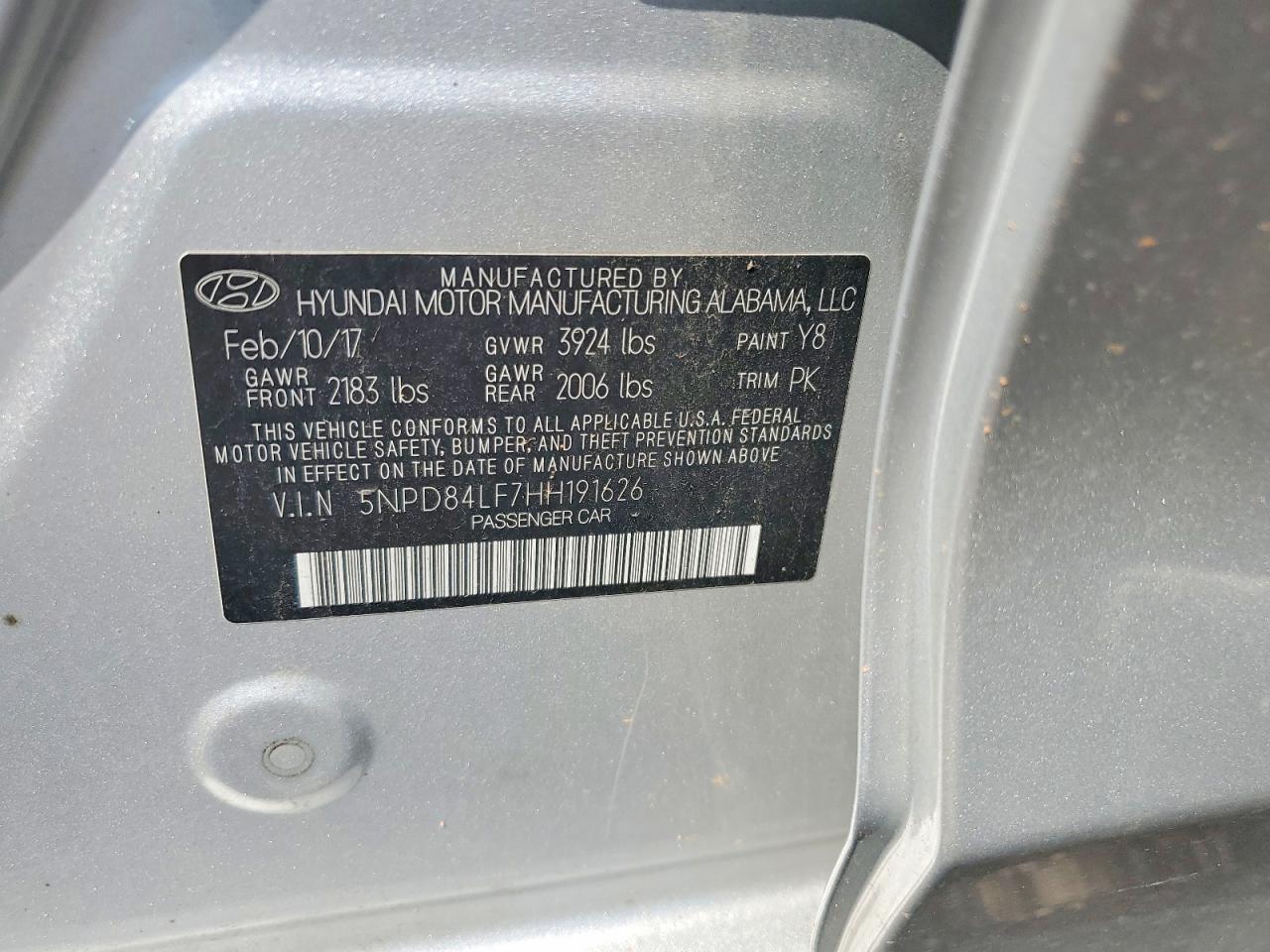 2017 HYUNDAI ELANTRA