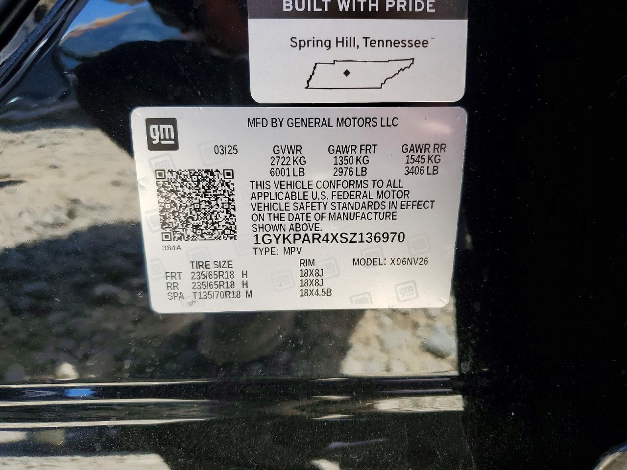2025 CADILLAC XT6