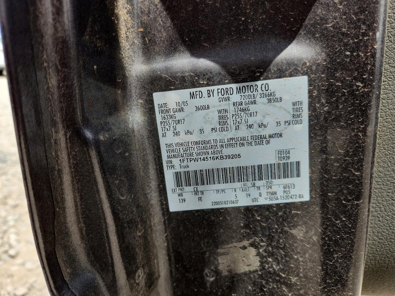 2006 FORD F-150