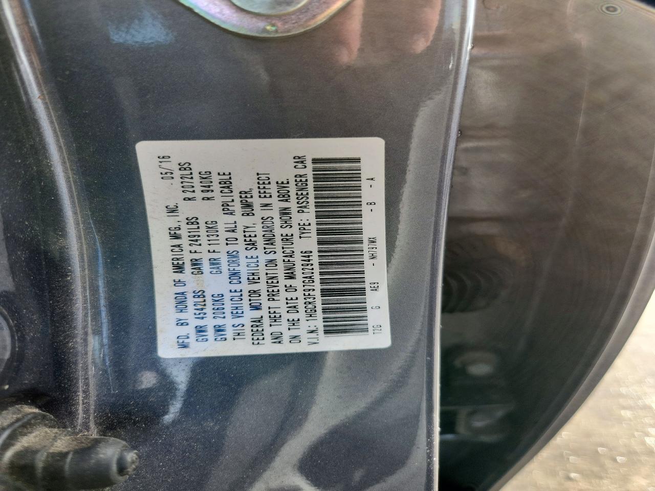 2016 HONDA ACCORD