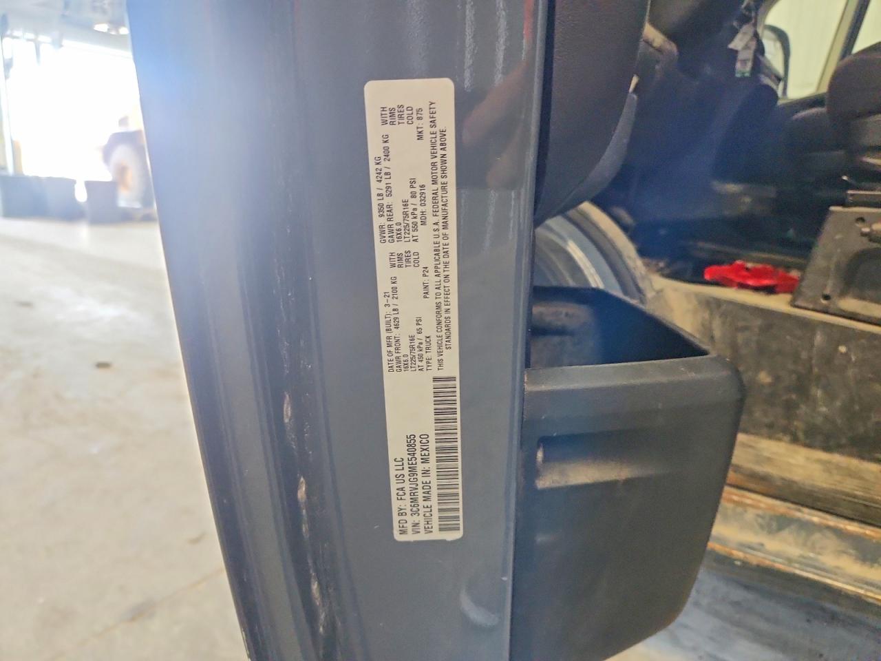 2021 RAM PROMASTER