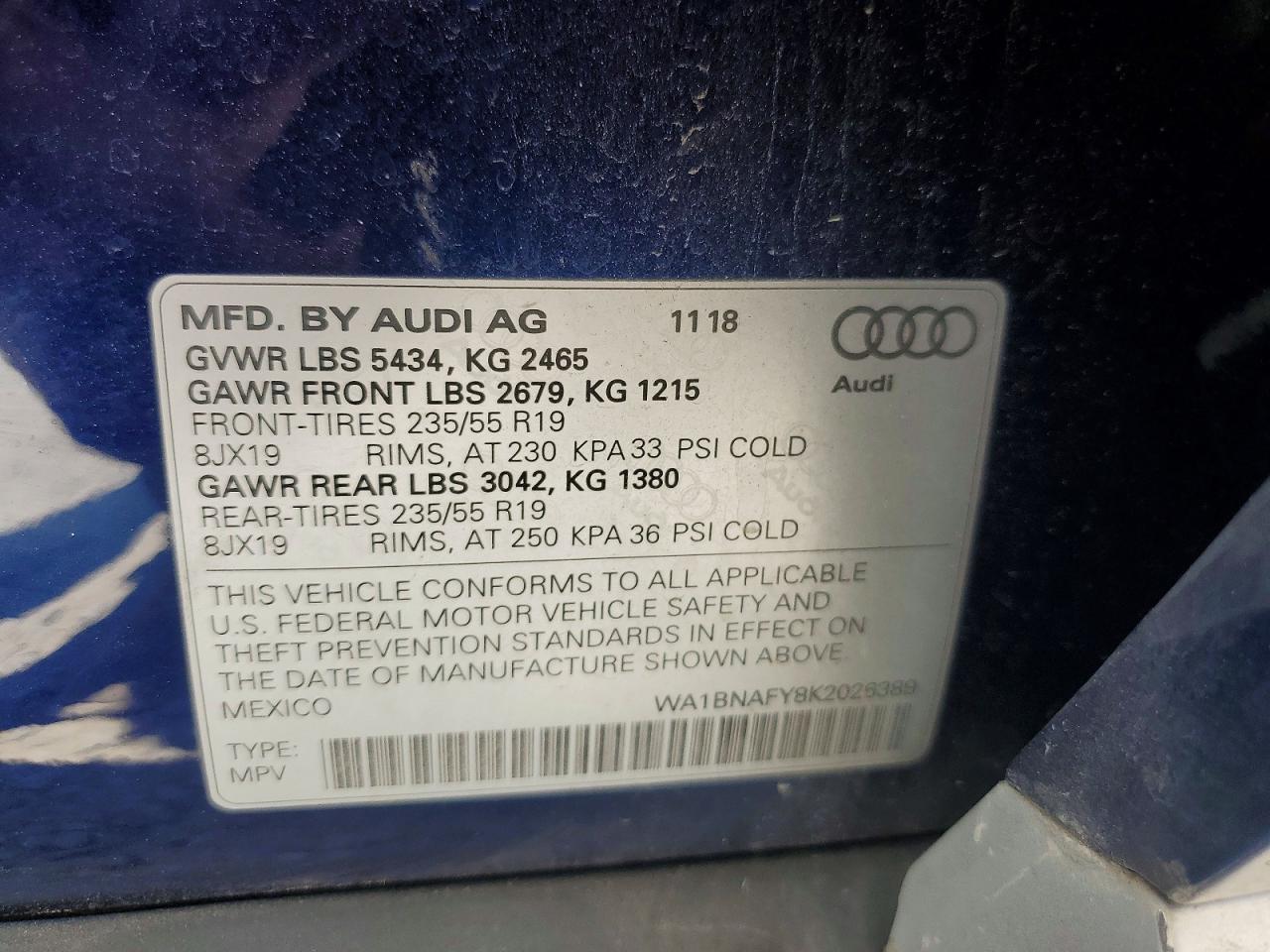 2019 AUDI Q5