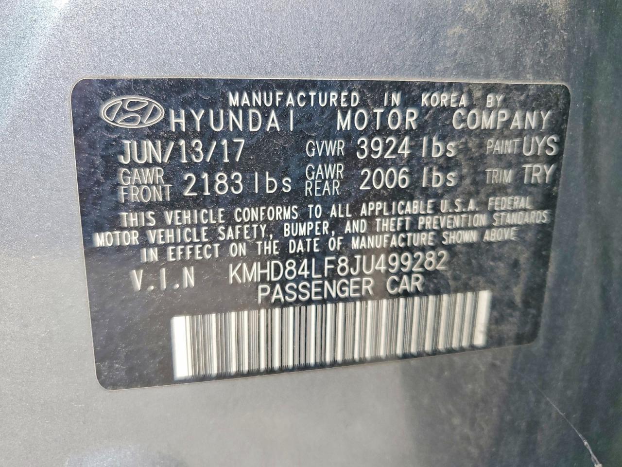 2018 HYUNDAI ELANTRA
