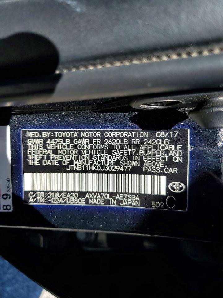 2018 TOYOTA CAMRY