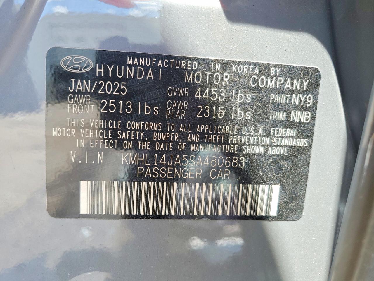 2025 HYUNDAI SONATA