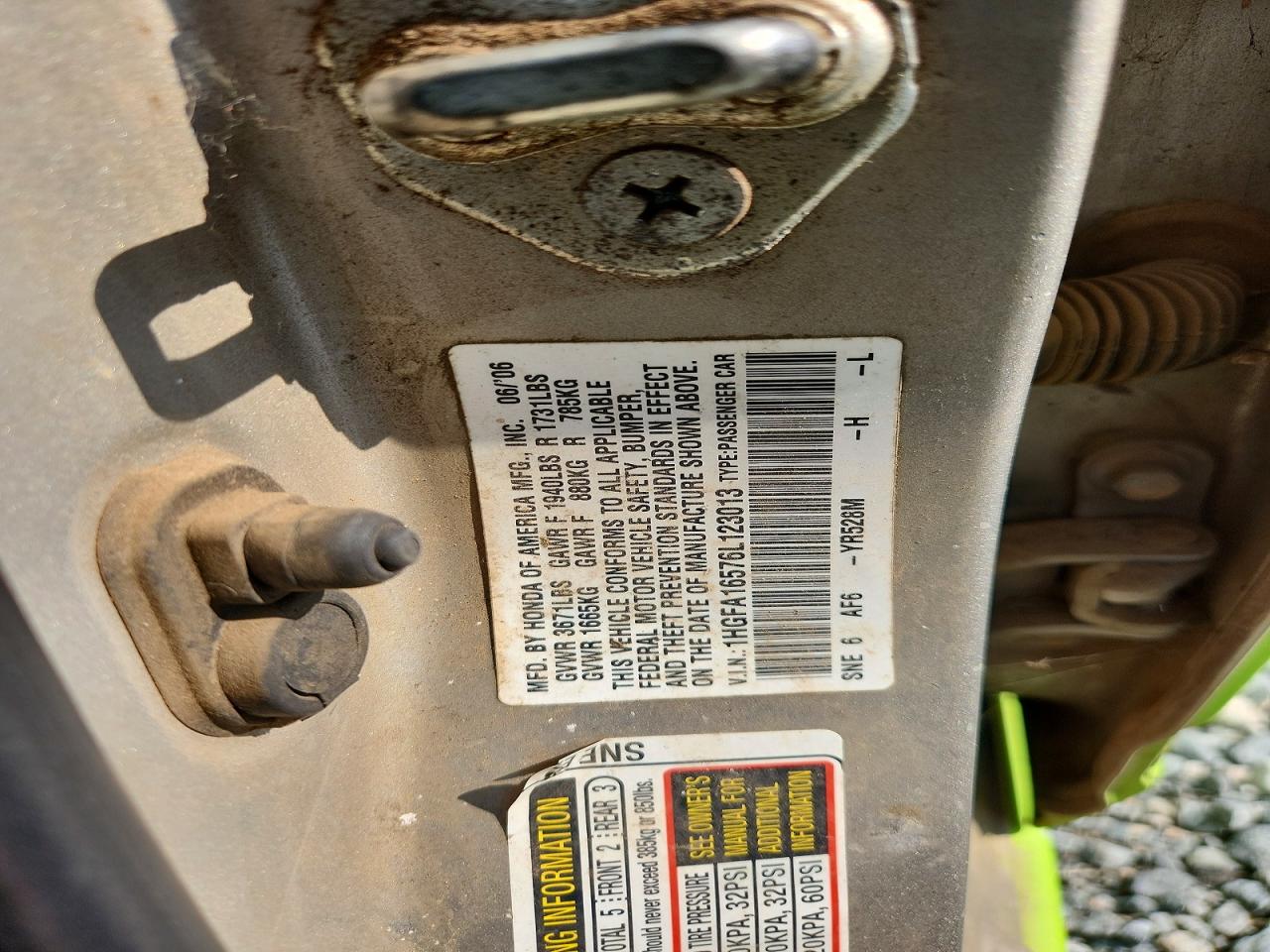 2006 HONDA CIVIC