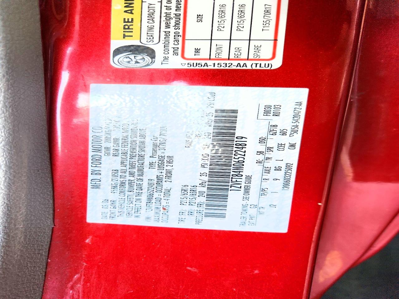 2006 FORD MUSTANG