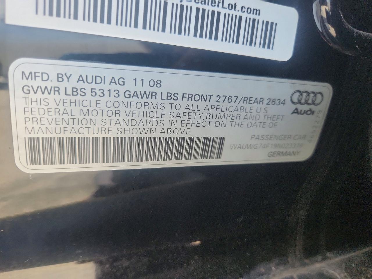 2009 AUDI A6
