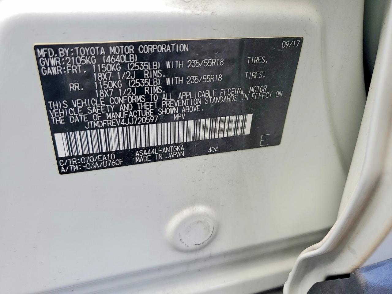 2018 TOYOTA RAV4