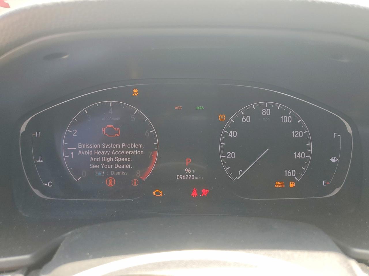 2019 HONDA ACCORD